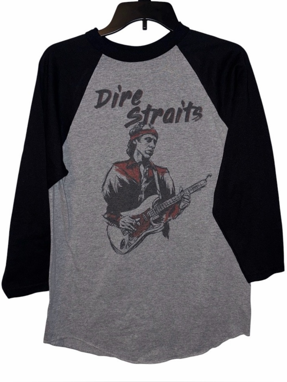 Dire Straits Raglan Baseball Graphic T-Shirt Size Medium New 80s